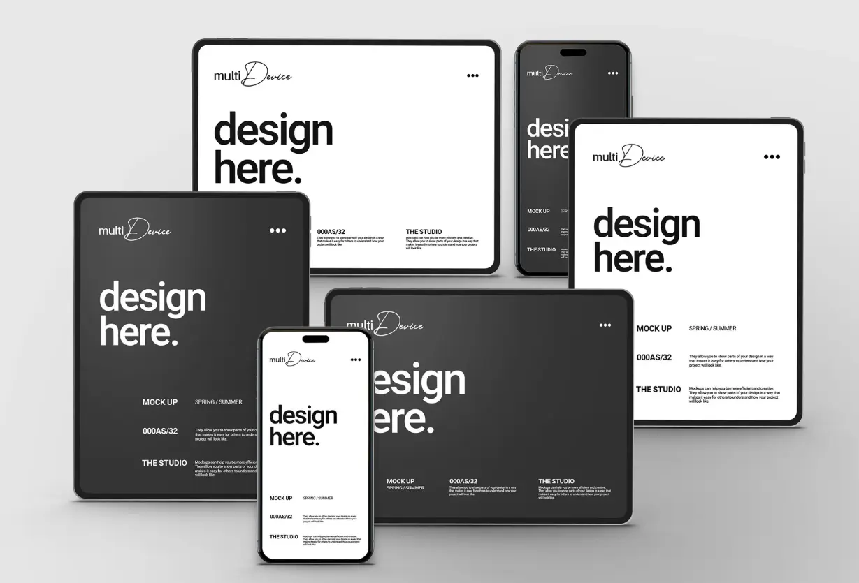 design here mockup